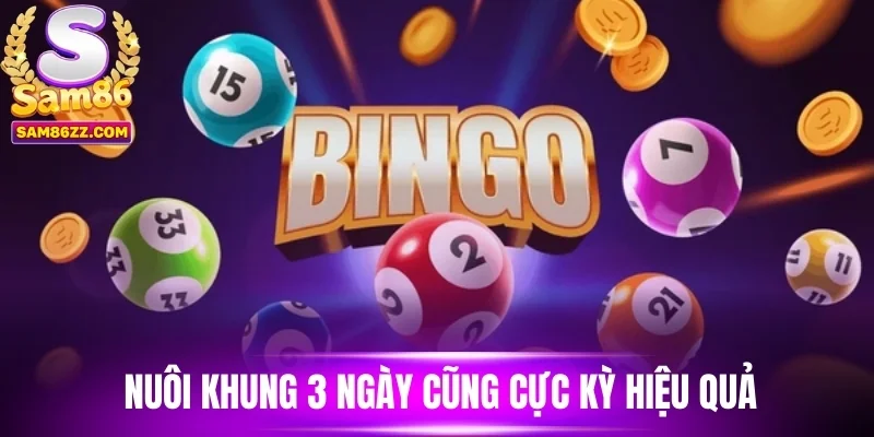 Nuôi khung 3 ngày cũng cực kỳ hiệu quả cho phương pháp xổ số miền Nam